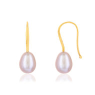 Boucles d'oreilles MATY Or 375 jaune Perles de culture de chine