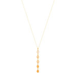 Collier MATY Or 375 pierres fines 45 cm - vue 1