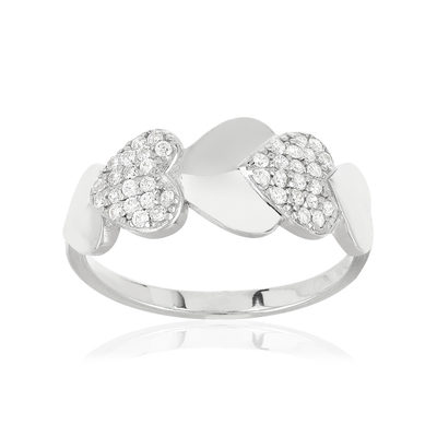 Bague MATY Argent 925 Zirconia - vue V1
