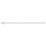 Bracelet argent 925 zirconias 20 cm - vue 1