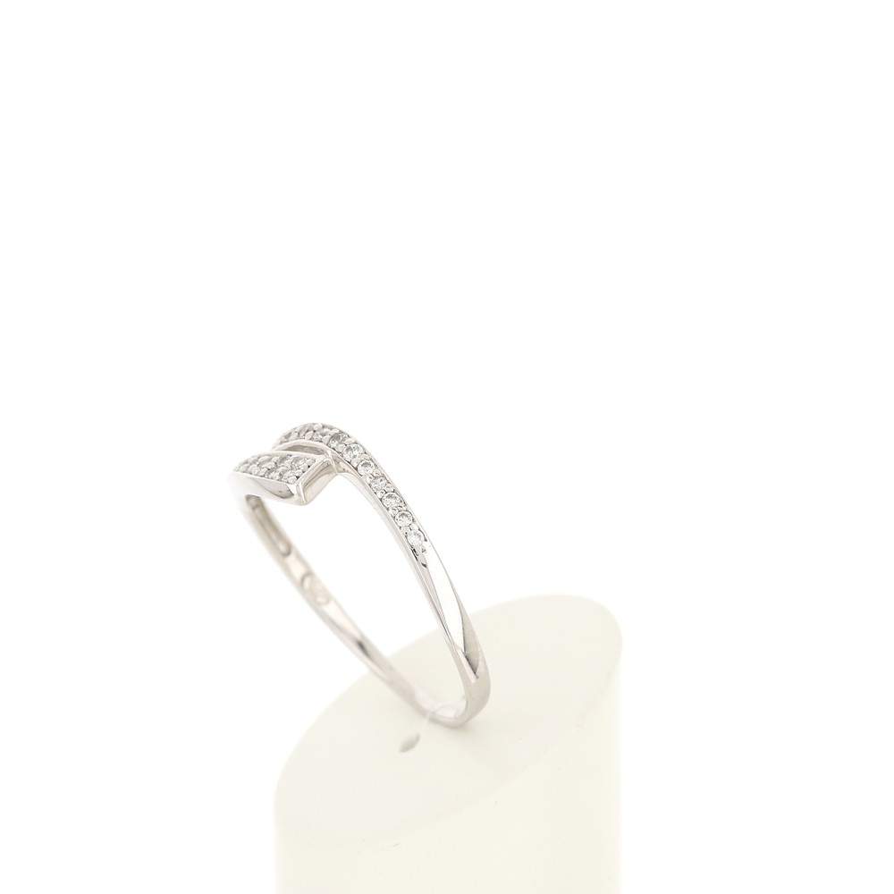 Ring van 925 zilver met zirkonia's - afbeelding 5