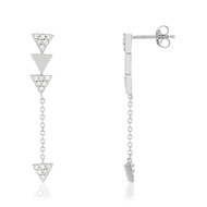 Boucles d'oreilles MATY Argent 925 Zirconias