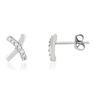 Boucles d'oreilles MATY Argent 925 Zirconias