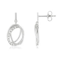 Boucles d'oreilles MATY Argent 925 Zirconias