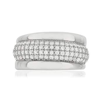 Silver ring 925 zirconias