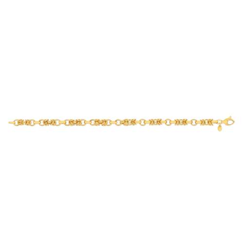 Bracelet yellow gold 750 19.5 cm