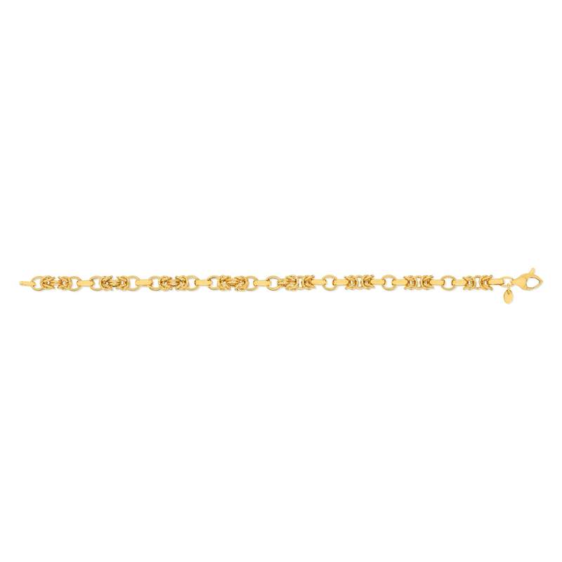 Bracelet or jaune 750 19,5 cm - vue 1