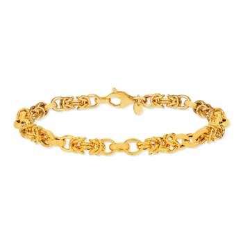 750 geelgouden armband 19,5 cm