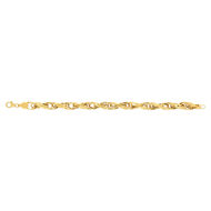 Bracelet or jaune 750 18,5 cm