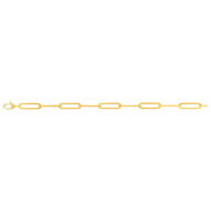 Bracelet or jaune 750 19 cm