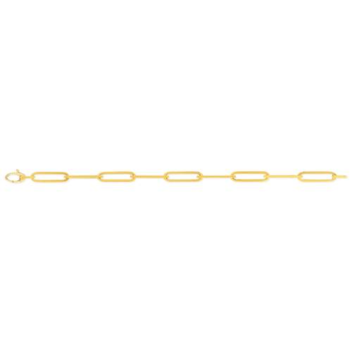 Bracelet or jaune 750 19 cm