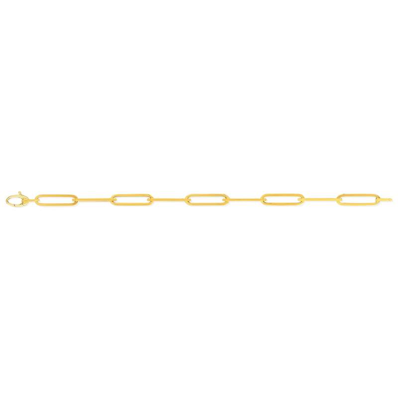 Bracelet or jaune 750 19 cm - vue 1