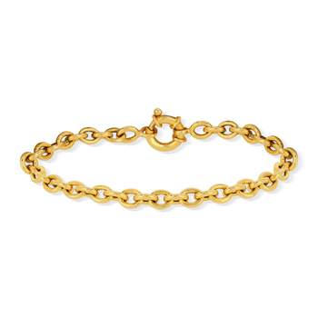 750 geelgouden armband 18,5 cm