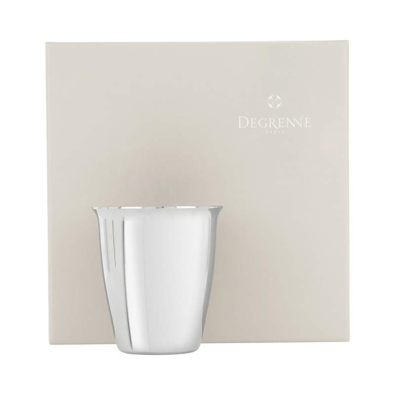 Timbale bébé acier inoxydable miroir personnalisable - vue 2