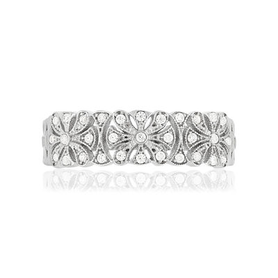 Bague MATY Argent 925 Zirconias - vue V3