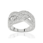 Bague MATY Argent 925 Zirconias - vue 1