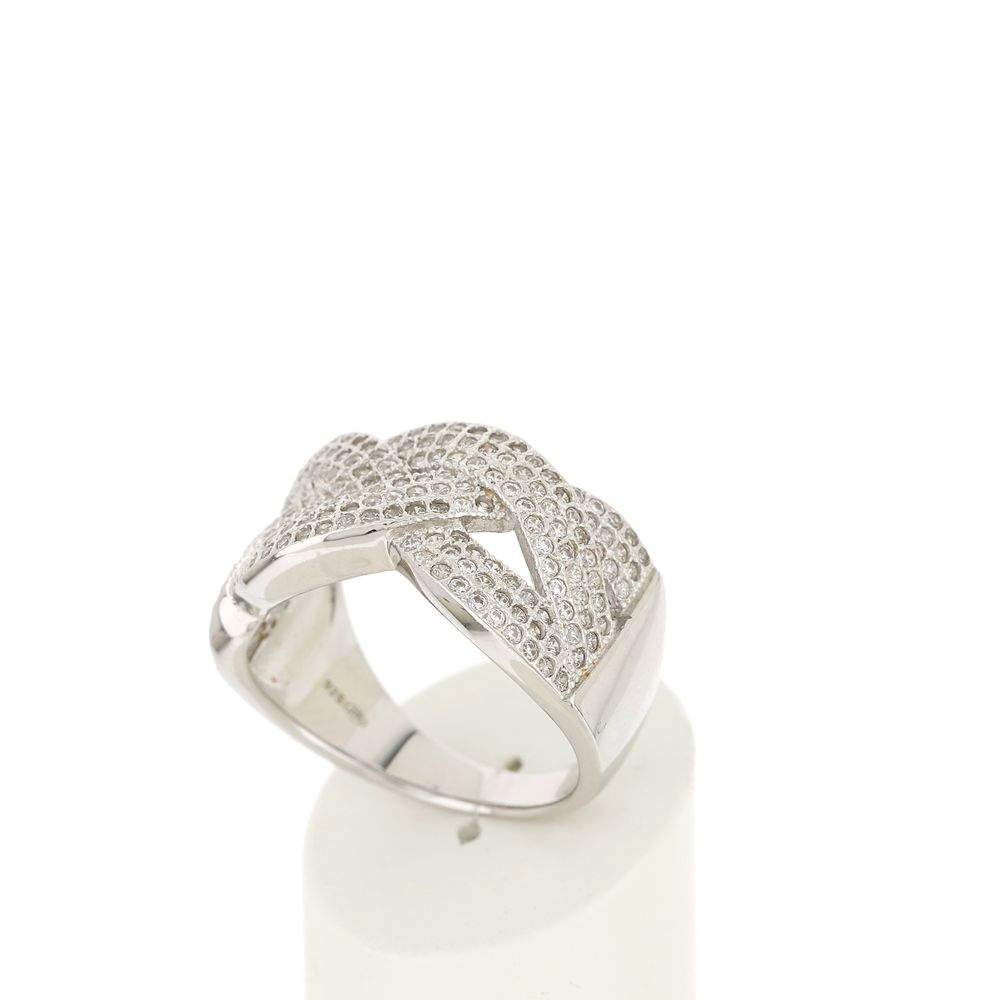 Bague MATY Argent 925 Zirconias - vue 3