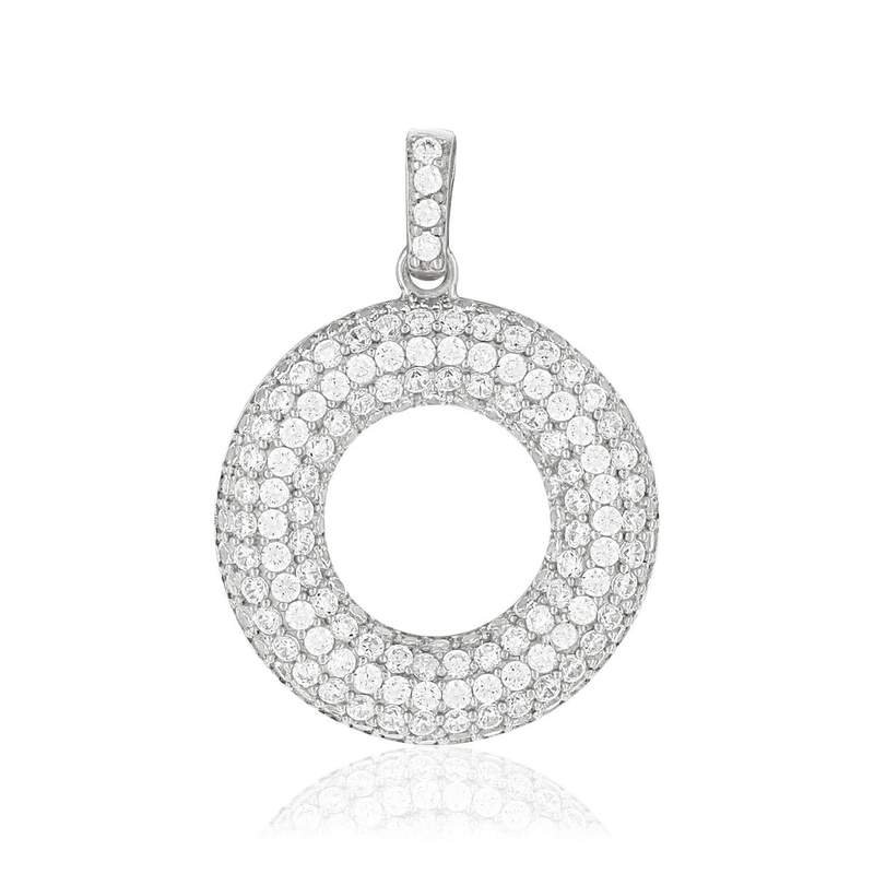 Pendentif MATY Argent 925 Zirconia - vue 1