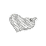 Pendentif coeur MATY Argent 925 Zirconia - vue 2