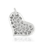 Pendentif coeur MATY Argent 925 Zirconia - vue 5