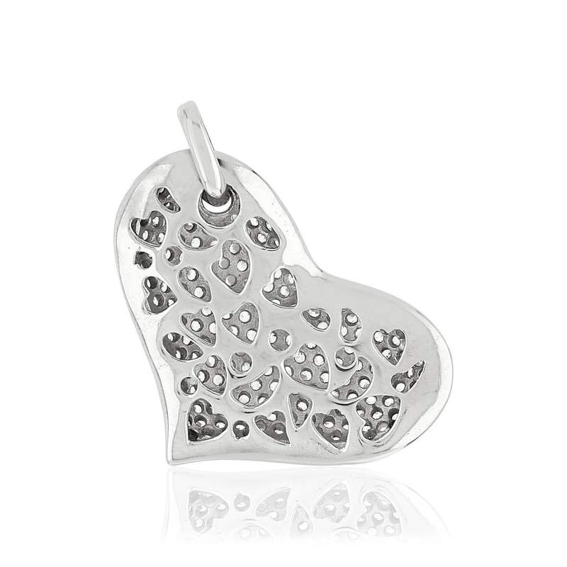Pendentif coeur MATY Argent 925 Zirconia - vue 5