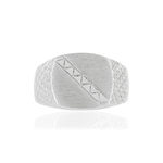 Chevalière argent 925 2 initiales - vue 3