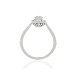 Bague MATY Or 750 blanc Diamants - vue 2