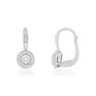 Boucles d'oreilles MATY Or 750 blanc Diamants
