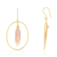 Boucles d'oreilles MATY Or 375 jaune Nacres