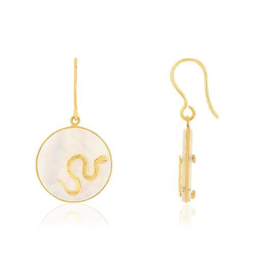 Boucles d'oreilles MATY Or 375 jaune Nacre