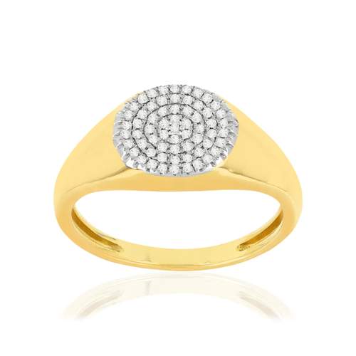 Bague MATY Or 375 2 tons Diamants