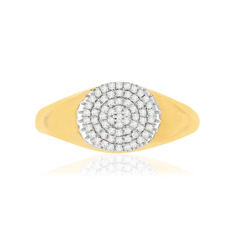 Bague MATY Or 375 2 tons Diamants - vue 3