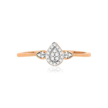 Bague MATY Or rose 375 Diamants