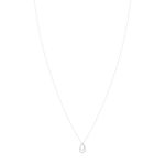 Collier or blanc 375 diamants 42 cm - vue 1