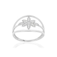 Bague MATY Or blanc 375 Diamants