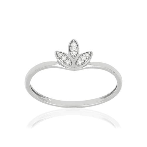 Bague MATY Or blanc 375 Diamants