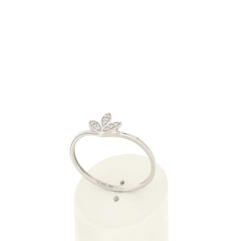 Bague MATY Or blanc 375 Diamants - vue 2