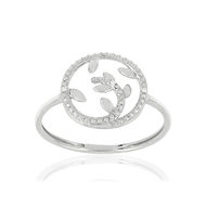 Bague MATY Or blanc 375 Diamants