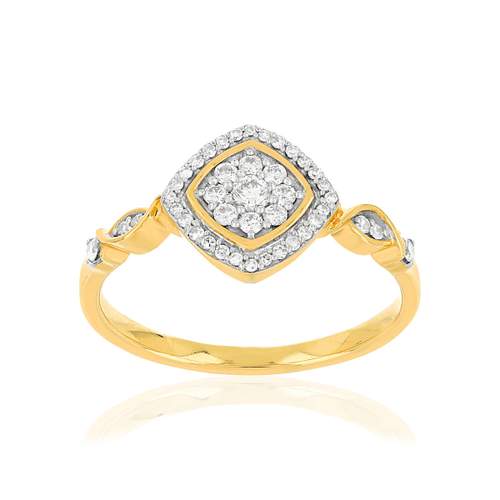 Ring MATY Gold 750 2-tone Diamonds