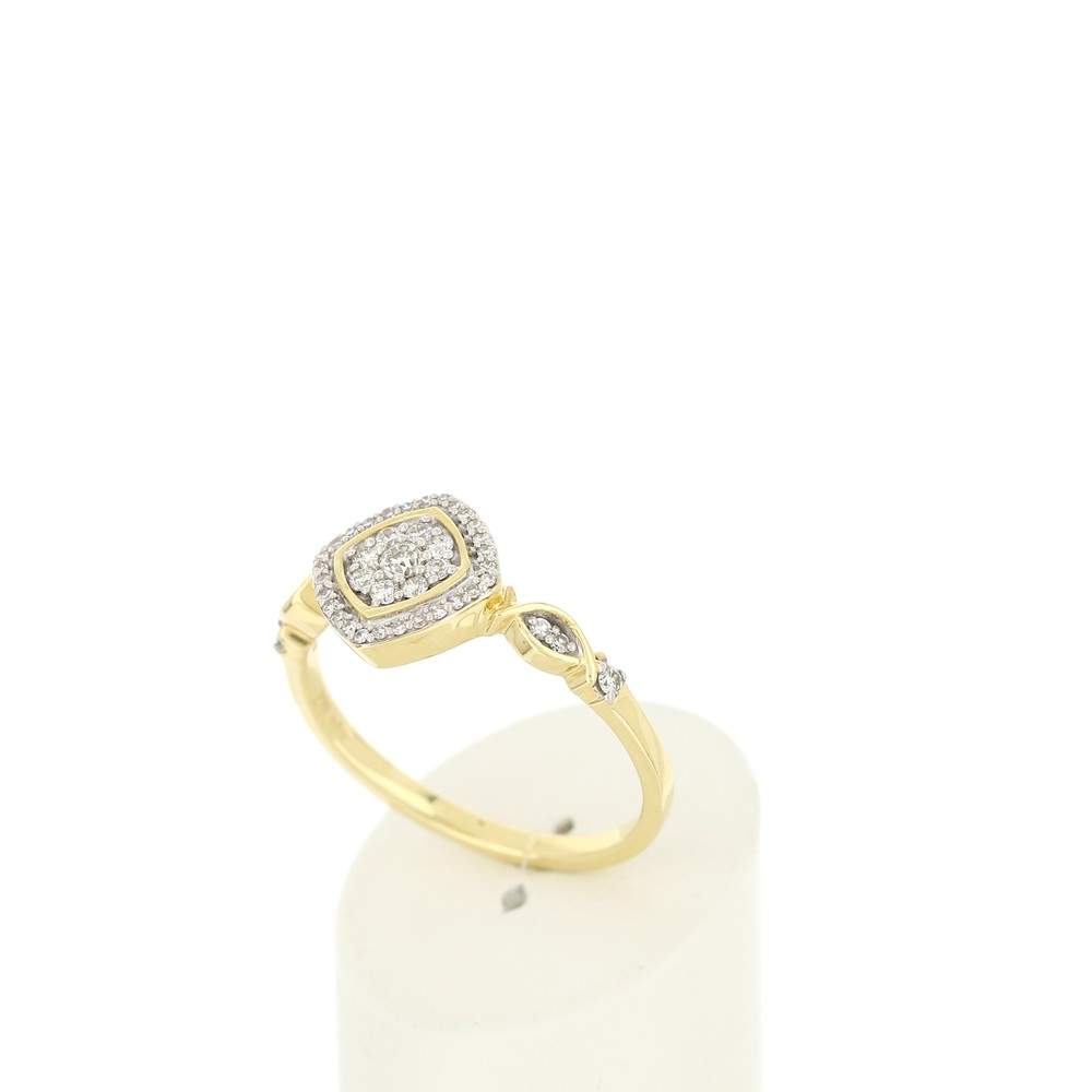 Bague MATY Or 750 2 tons Diamants - vue 3