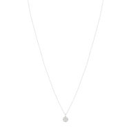 Collier MATY Or 750 blanc diamants 40 cm