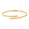 Bracelet jonc or 750 jaune ouvert - vue V1