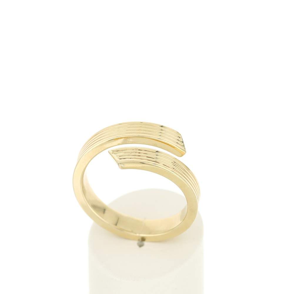 Bague or 375 jaune ouverte - vue 2