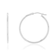 Créoles MATY Or 375 blanc