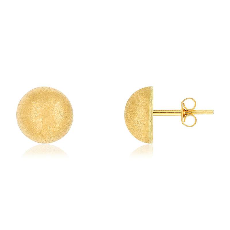 Boucles d'oreilles or 750 jaune - vue 1