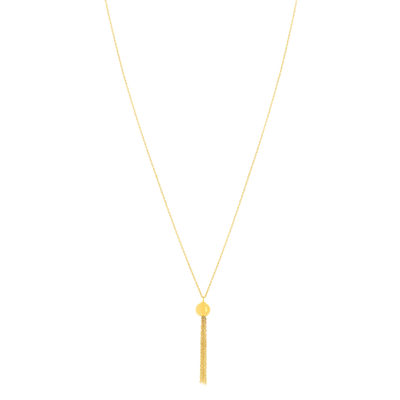 Collier or 375 jaune 42 cm - vue 1