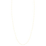 Chaine or jaune 750 motif carré 45 cm - vue 1