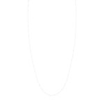 Chaine or blanc 750 motif carré 45 cm - vue 1