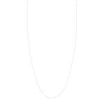 Chaine or blanc 750 motif carré 45 cm - vue 2