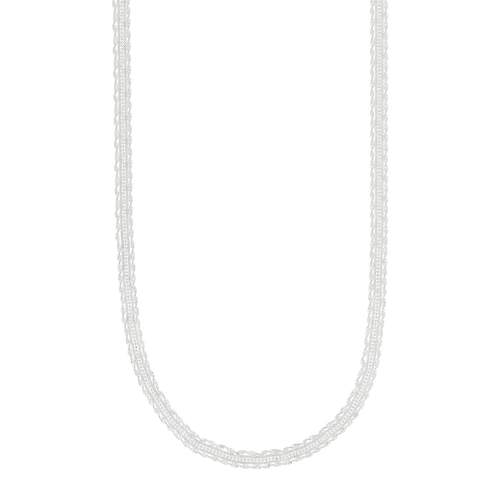 Collier argent 925 maille ajourée fantaisie 42,5 cm